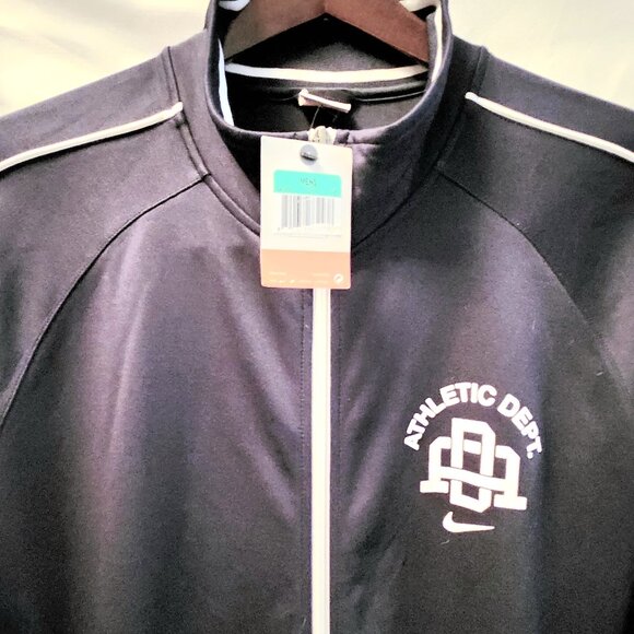 NWT Nike Jacket Men Sweatshirt Athletic Navy Blue Retro Edition Size XL 381858